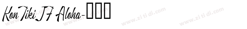 KonTikiJF Aloha字体转换